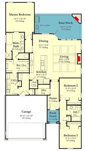 One Story Acadian Style House Plan With