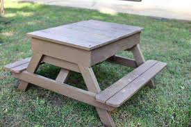 Build A Diy Sandbox Table For Kids