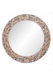 Buy 24 Gold Round Decorative Mosaic