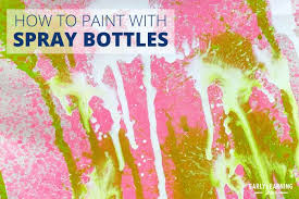 How To Paint With Spray Bottles 3