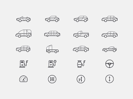 Explore Car Specifications Icons