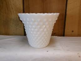 Milk Glass Planter