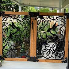 Metal Double Garden Gates Pedestrian