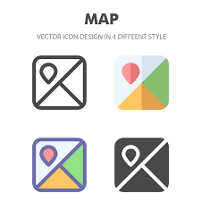 100 000 Mapping Icon Vector Images