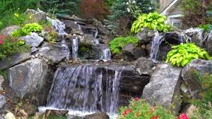 Waterfall Garden Stock Footage