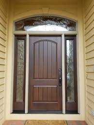3 Wide Entry Door With Decorative Glass