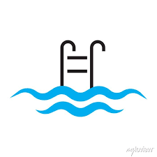 Swimming Pool Icon Design Vector