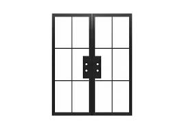 Metal Exterior Grade 6 Lite French Door