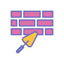Brick Wall Icon For Your Website Design