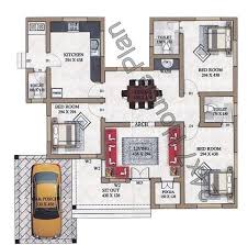 Three Bedroom House Plan