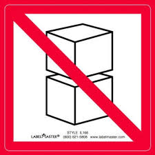 Do Not Stack Label Labelmaster