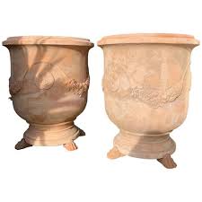 20th Century Handmade Terracotta Pots