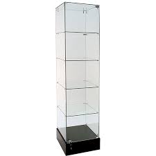 Glass Showcase Tower 6 Foot Display
