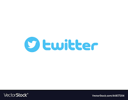 Twitter Logo Round Icon In Light Blue