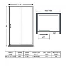 Merlyn Mbox Loft Sliding Shower Door