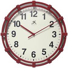 Wall Clock Red 20309rd 4547