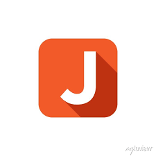 Alphabet Text Symbol Flat Icon J