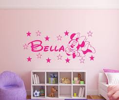 Personalised Minnie Mouse Wall Decal