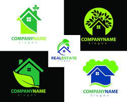 Real Estate Logo Svg Green House Logo