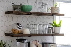 Decorate Floating Shelves In The Kitchen