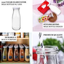 Party Favor Milk Bottle Jars