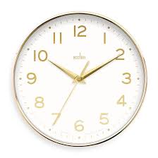 Acctim Rand Small Wall Clock Gold