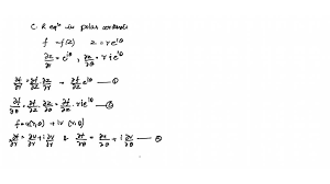 Cauchy Riemann Equations