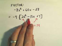 Factor Trinomial With Negative Leading