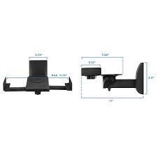 Mount It Mi Sb37 Universal Speaker Wall Mounts Pair