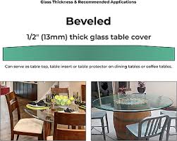 42 034 Inch Round Glass Table Top 1 2