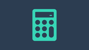 Calculator Office Sign Icon Stock