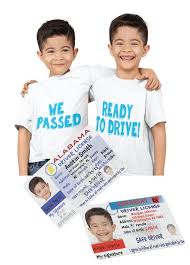 Personalized Kids Play Driver License