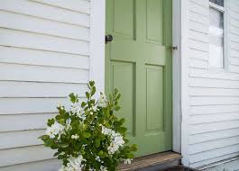 A Spring Green Door On Cape Cod With