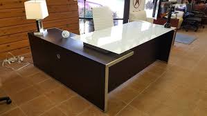Glass Top Potenza Executive Desk