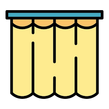 Clean Shower Curtain Icon Outline Clean