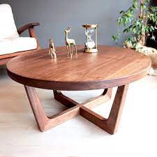 Black Walnut Wood Sofa Table