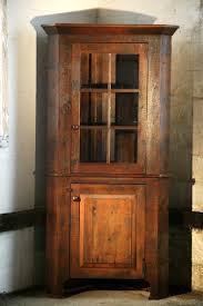Very Rustic Corner Cabinet From