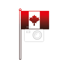 Canadian Flag Country Icon Vector