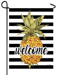 Pineapple Welcome Garden Flag I