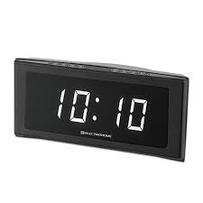 Eaac302w 1 8 Jumbo Alarm Clock Radio