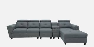 Buy Impero Fabric Lhs Sectional Sofa In