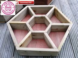 Honeycomb Planter Plan Wood Planter