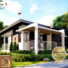 Bungalow House Design With 2 Bedrooms