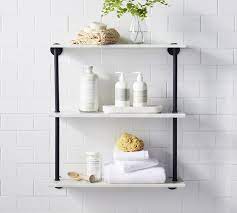 Linden Handcrafted Triple Marble Shelf