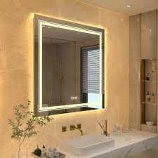 Lighted Wall Bathroom Vanity Mirror