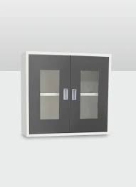 Pontos Wall Mounted Glass Door Cabinet