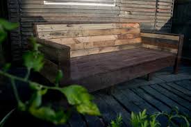 Reclaimed Wood Garden Armchair Bench