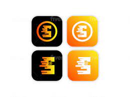 Modern Monogram Logo App Icon