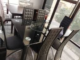 Rectangular Modern Glass Dining Table