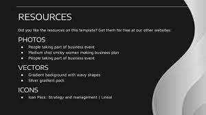 Simple Silver Chrome Business Plan